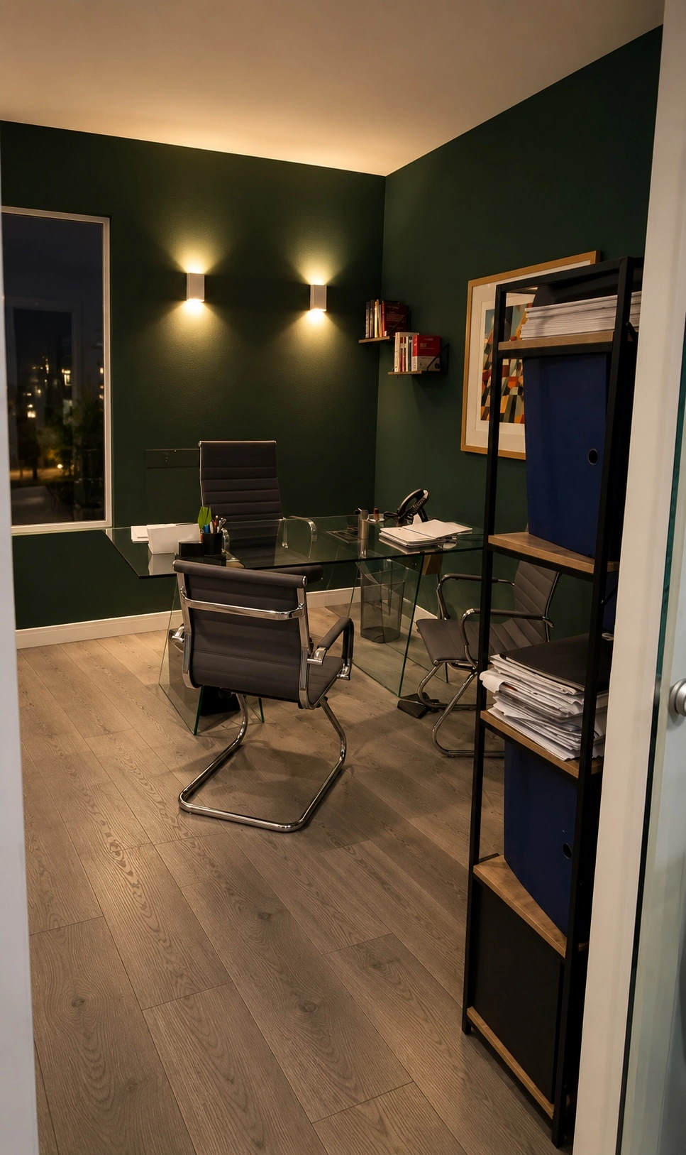 Studio riservato dell’ufficio completo